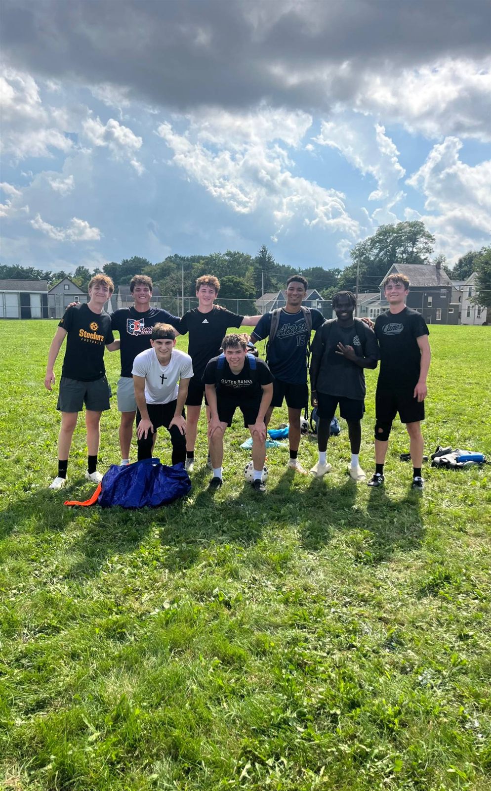 Aaron's intramural soccer team